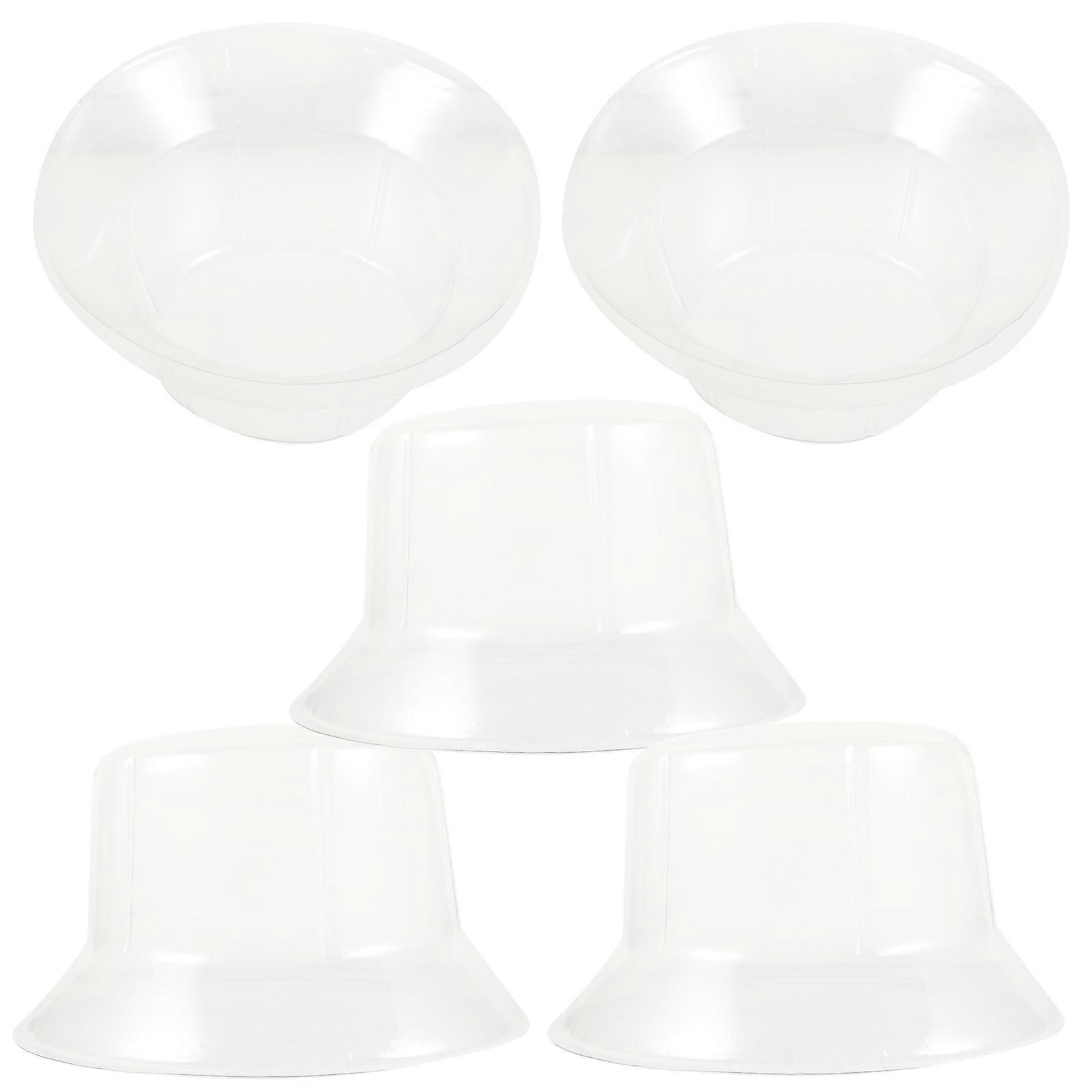 Hat Inner Support Hat Shapers for Decoration 5Pcs Transparent Plastic Holders