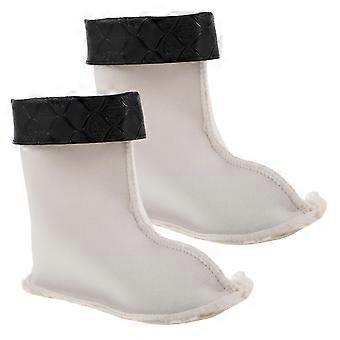 1 Pair Of Winter Boot Liners For Men Thermal Thick Rain Boot Socks Insulated Comfortable Detachable Warm Liner For Cold Weather Rainy Days