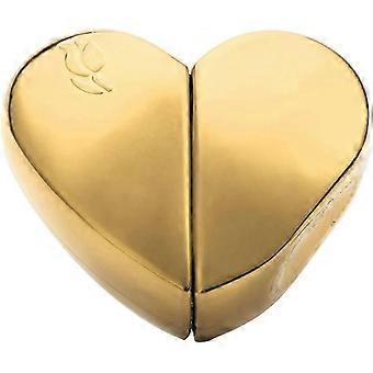 Heart Shaped Perfume Bottles with Spray Refillable Empty Perfume Atomizer for Women, 25ml(Gold) high quality