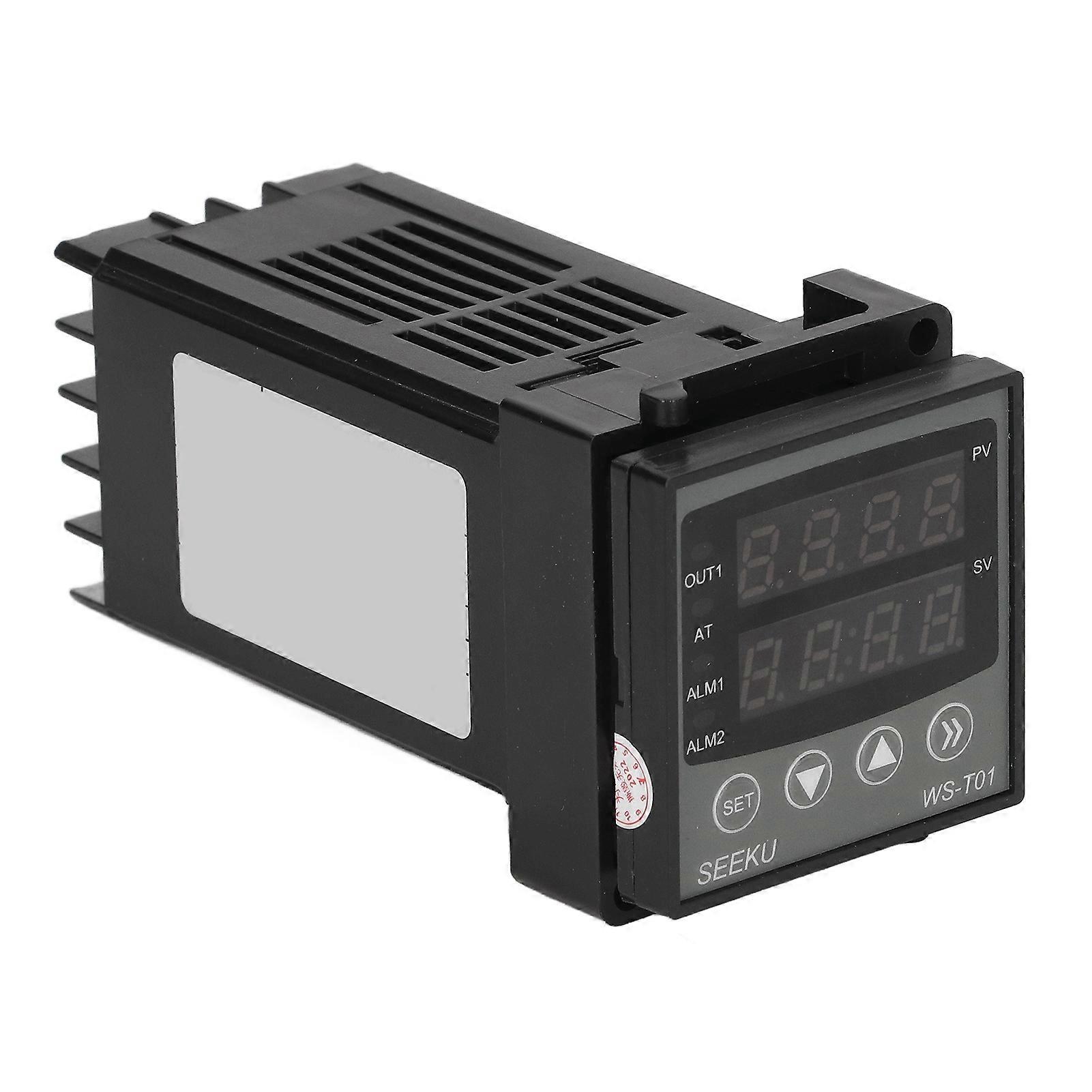 PID Temperature Controller Digital Display ABS Housing Intelligent Temp Control Meter DC 24V