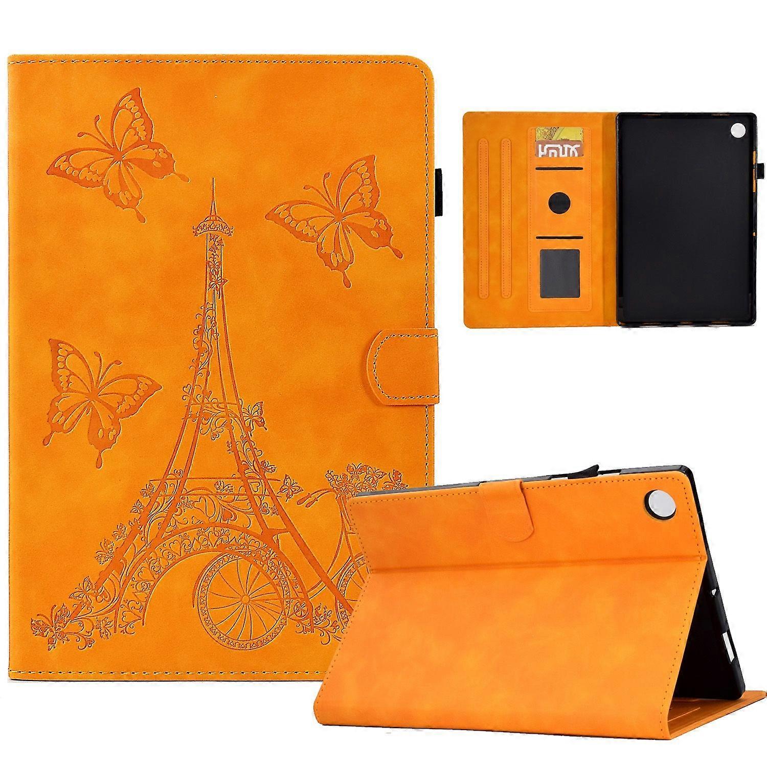 Tower Embossed Case For Huawei MatePad T 10s Purple