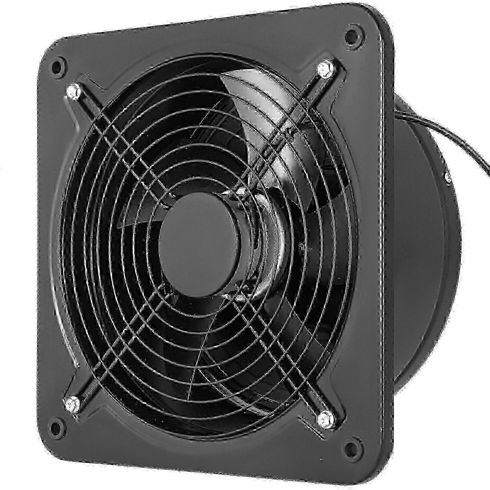 2025 Exaustor industrial de 12 polegadas com exaustão axial de metal para ventilação comercial