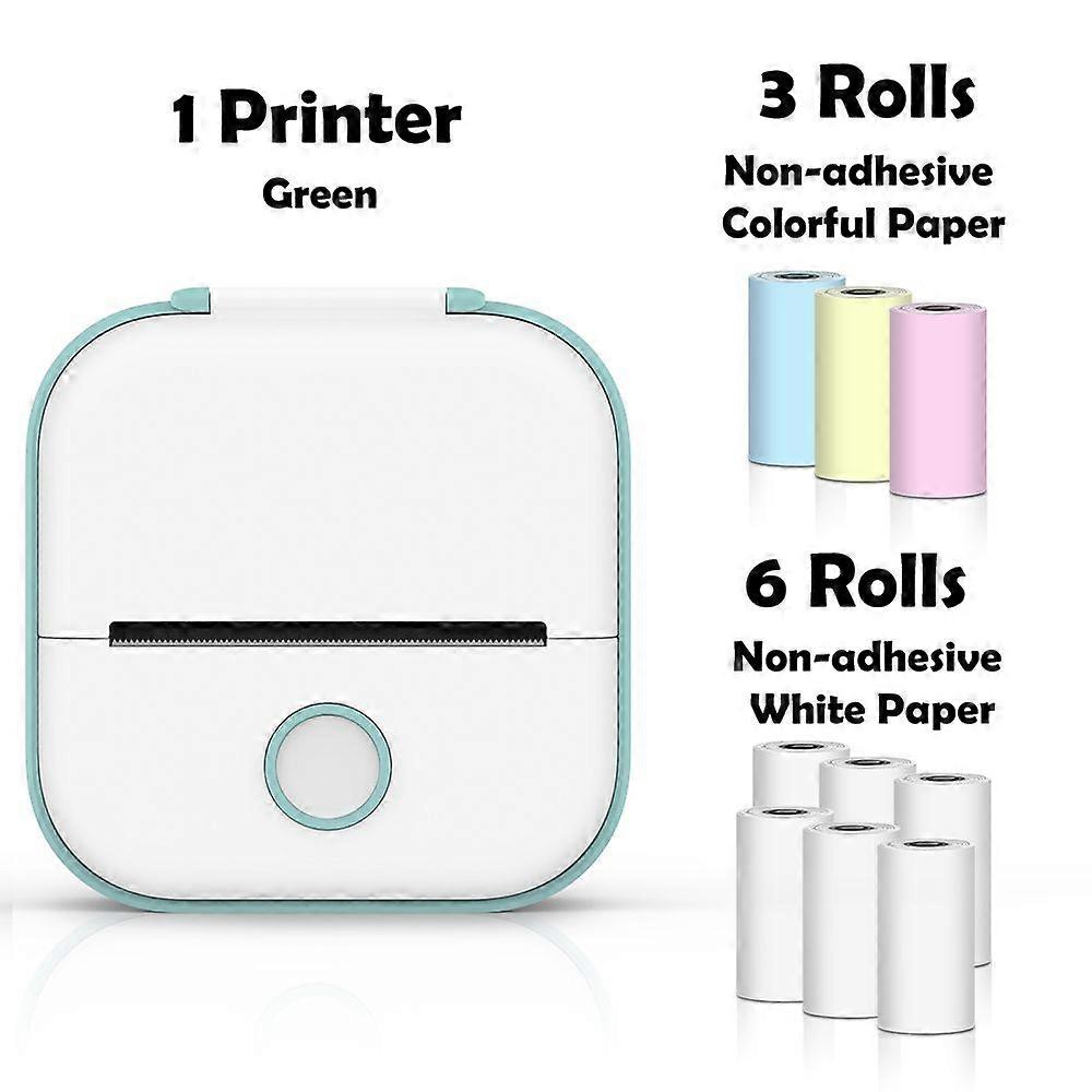 Phomemo T02 Mini Printer Portable Printer Thermal Printing Sticker Wireless Inkless Pocket Printer Self-adhesive Label Printer