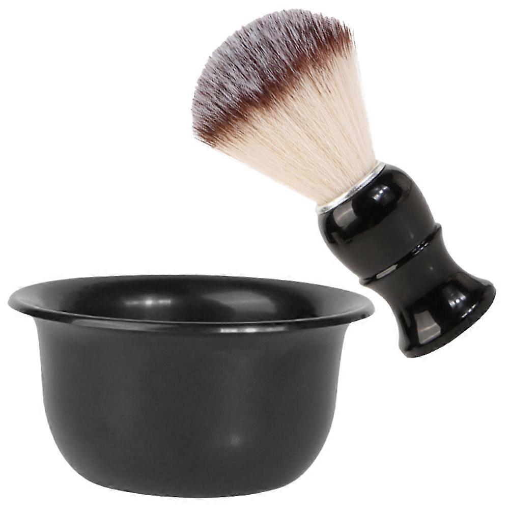 1 Set Mannen Scheerset Mannen Scheerborstel Scheerkom Draagbare Scheerborstel Kit