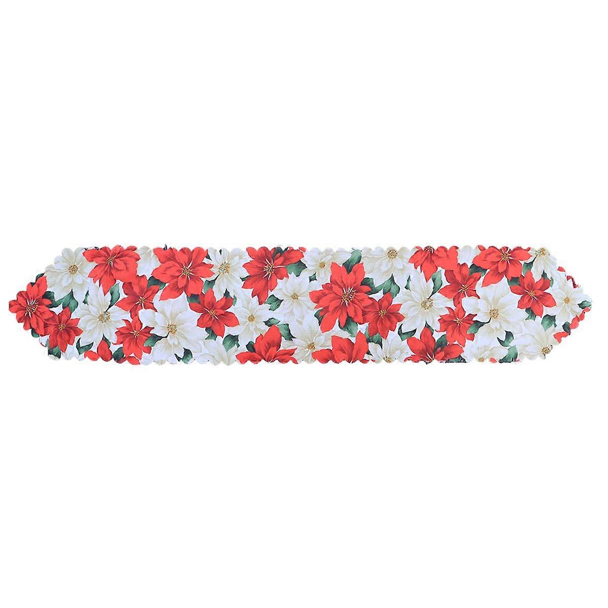 Christmas Table Runner Cotton and Linen for Decoration Multi Pattern