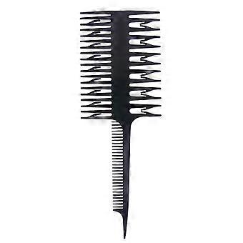 Расческа Для Волос Hair Comb Dyeing Highlight Hair Brush Fish Wide Tooth Zone Combs Barber Hairdressing Comb Hair Styling Tool
