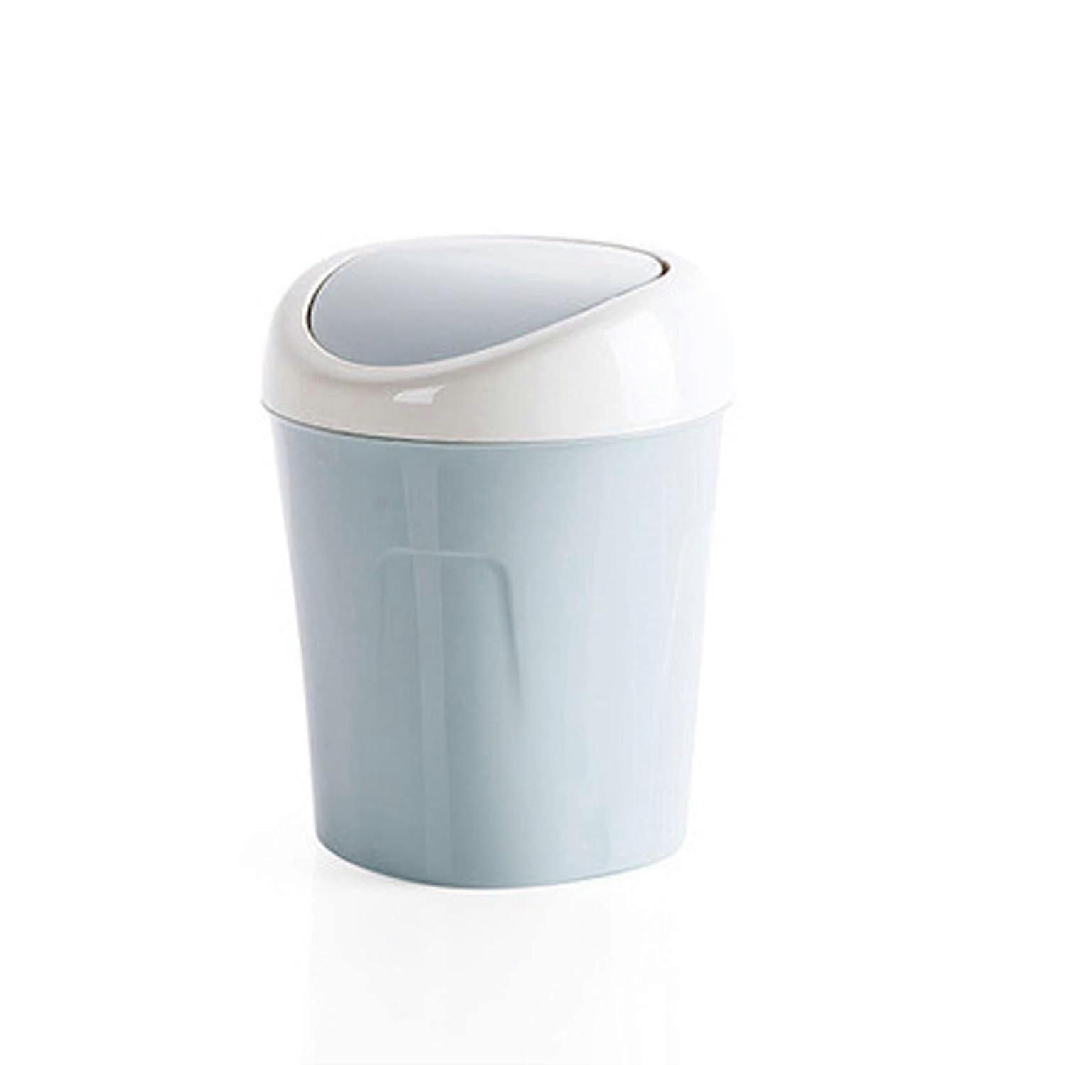 Mini portable desktop trash can compatible with bedroom, bathroom