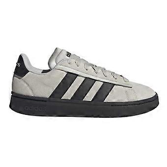 Adidas Mens Grand Court 3 Stripes Suede Trainers