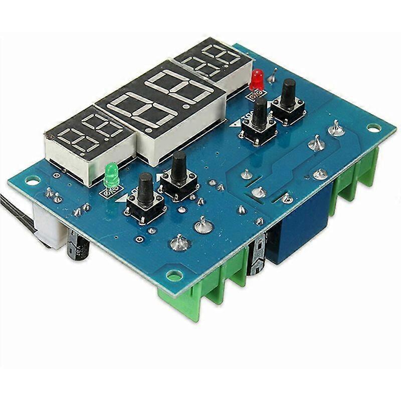 Intelligent Digital Display Temperature Controller, Upper and Lower Limit Settings, Three-Window Synchronous Display, 12V/24V