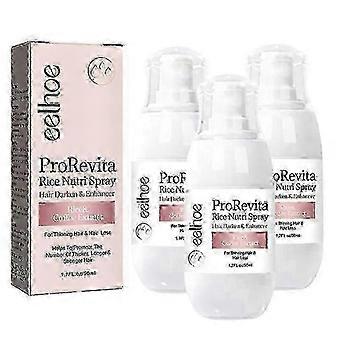 3Pcs Zephta H-Regrow 2.0, Zephta Hair Regrowth, Prorevita Rice Nutri Spray, for Hair
