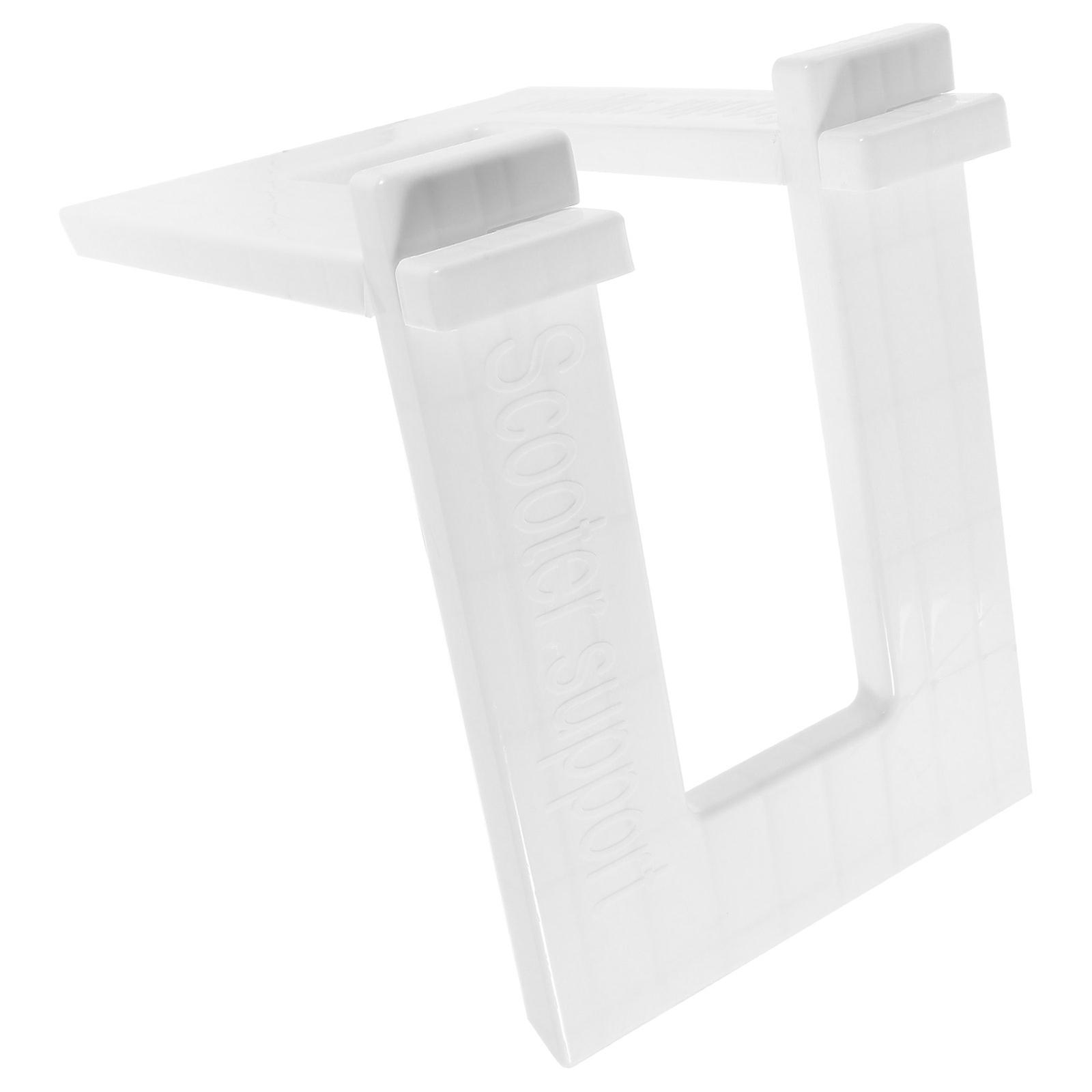 Display Rack Portable Parking Stand 3Pcs White