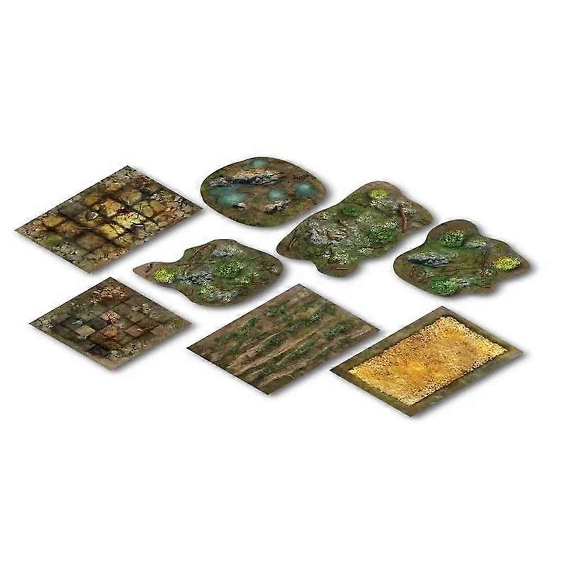 Fantasy Terrain Templates Tabletop Game