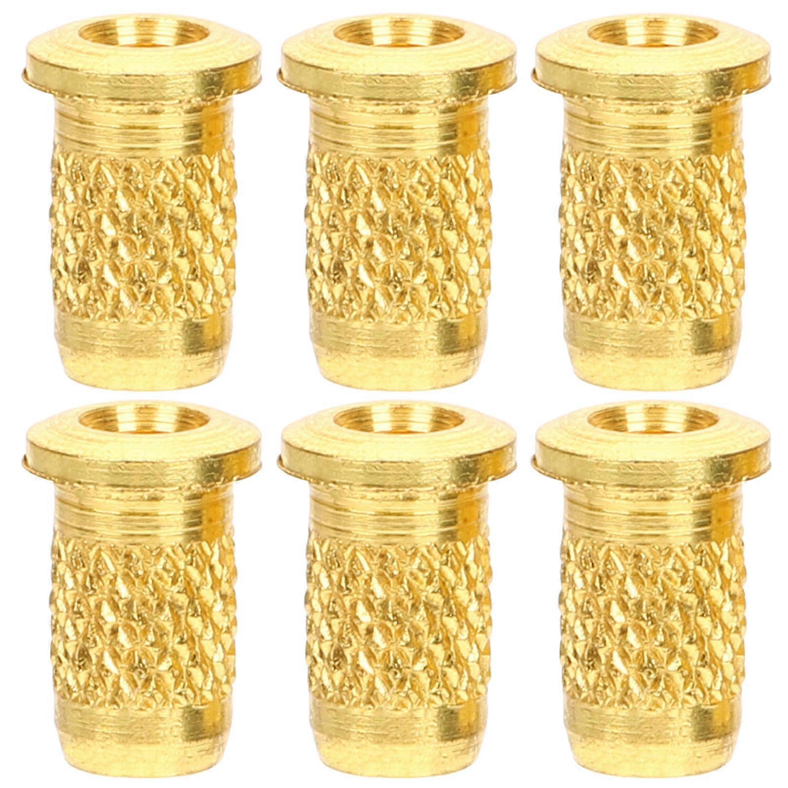 6pcs Professional Guitar Strings Caps Electric Guitar Accessories String Ferrules