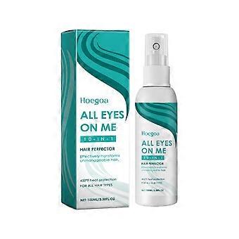 Hair essence spray nourishes hair, leaves fragrance, moisturizes and smoothes straight curly hair, maintains fragrance