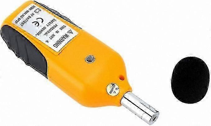 Professional Sound Level Meter 30-130dB with Backlit Display, Includes 9V Battery