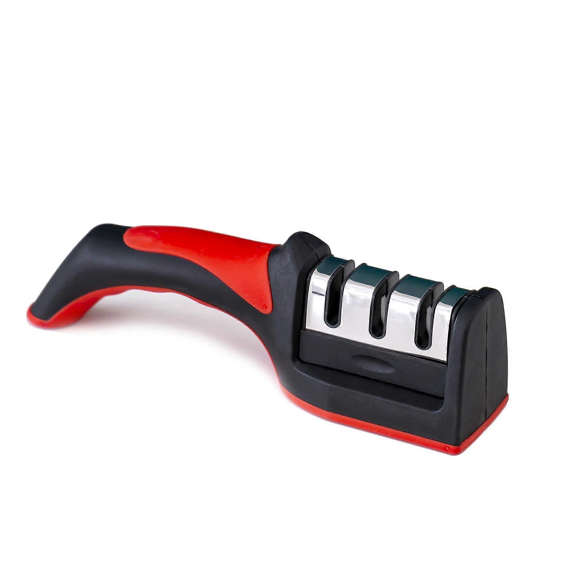 3/4-Segment Kitchen Knife Sharpener, Multifunctional Handheld Three-Stage Fast Sharpening Stone Household Portable Kitchen