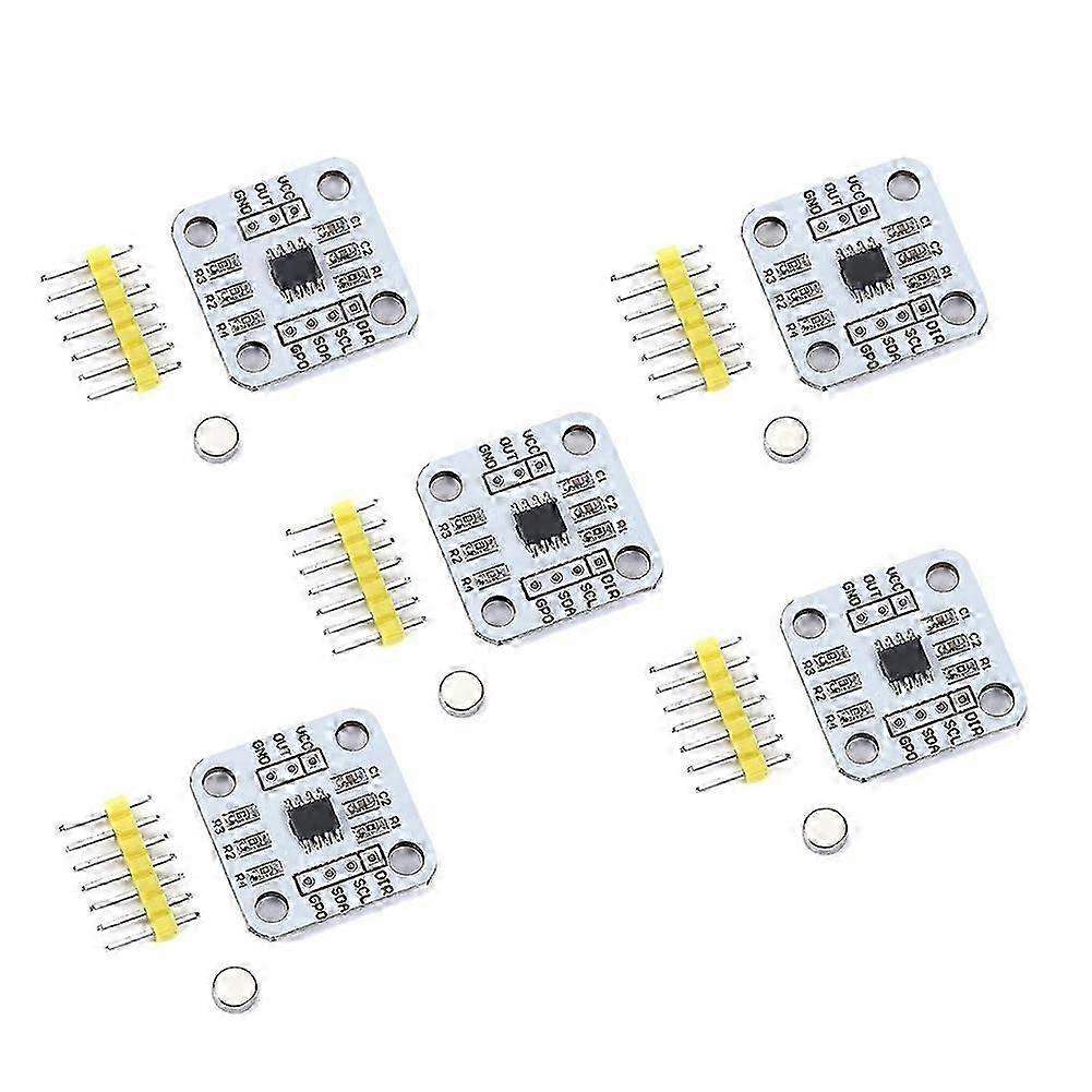 5set AS5600 Magnetic Encoder Sensor Mdoule 12bit Magnetic Induction Angle Measurement Sensor Module