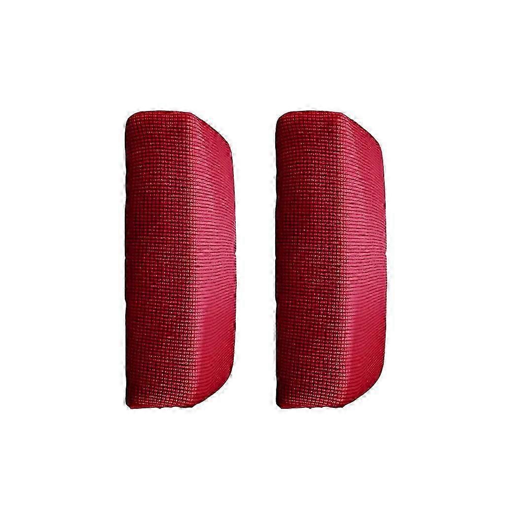 2Pcs Red Size S Sofa Cushion Slipcover Couch Seat Protector