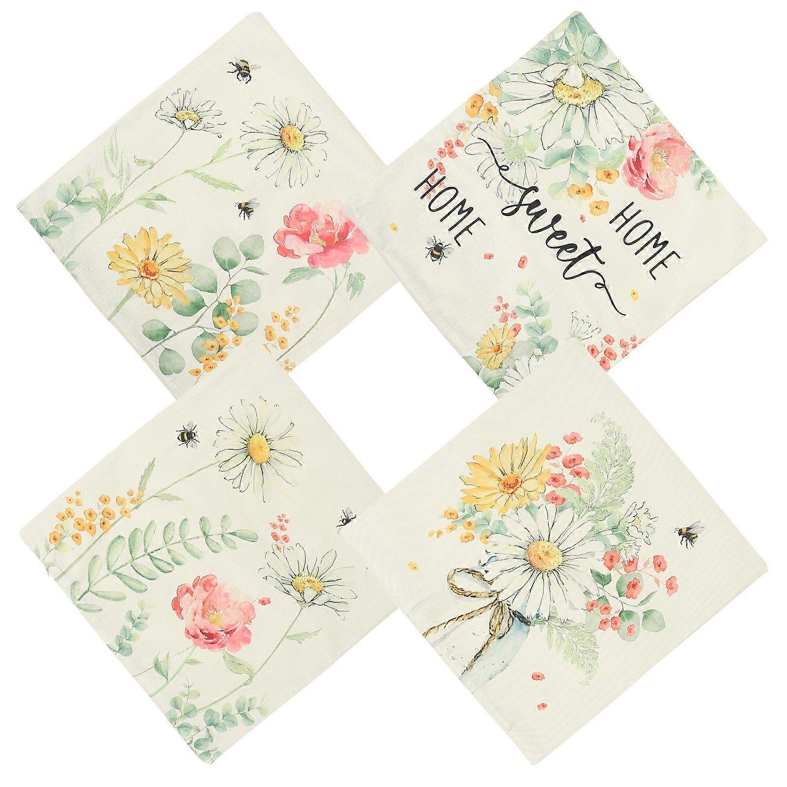 Comfortable Spring Theme Pillowcase for Home Decor 20Pcs Set