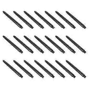 Plastic Darts Shafts Dart Shafts for Sports Use 100Pcs Black Plastic Pole Rod