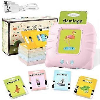 Bilingual Buddy- Spanish and English Speaking Flashcards, Spanish & English Talking Flash Cards for Toddlers,112PCS Talking Flash Cards for Toddlers