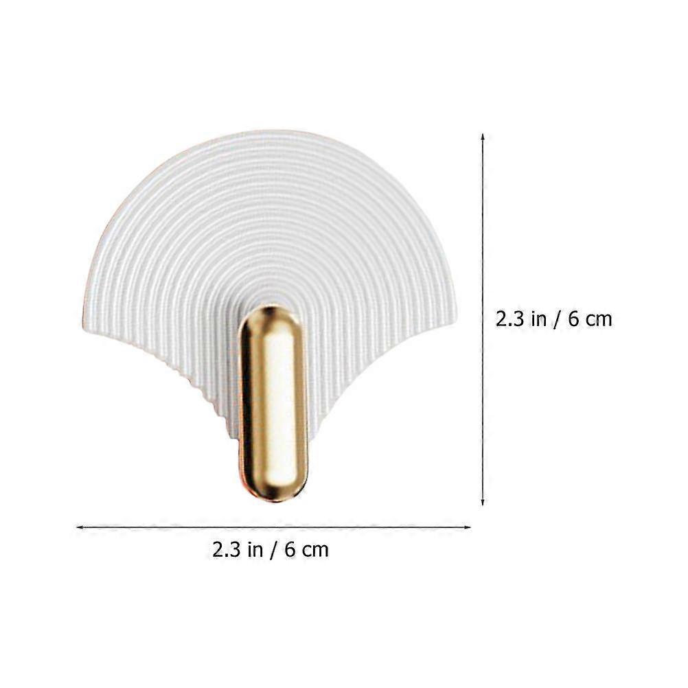 8Pcs Adhesive Wall Hook for Home Use Multifunctional Assorted Color