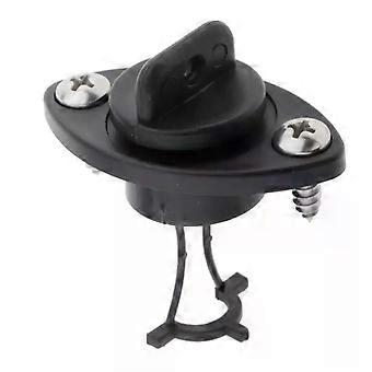 Marine Yacht Bung Replacement Black ABS Kayak Drain Water Stopper Mount Screw Boat Drain Plug for Canoe