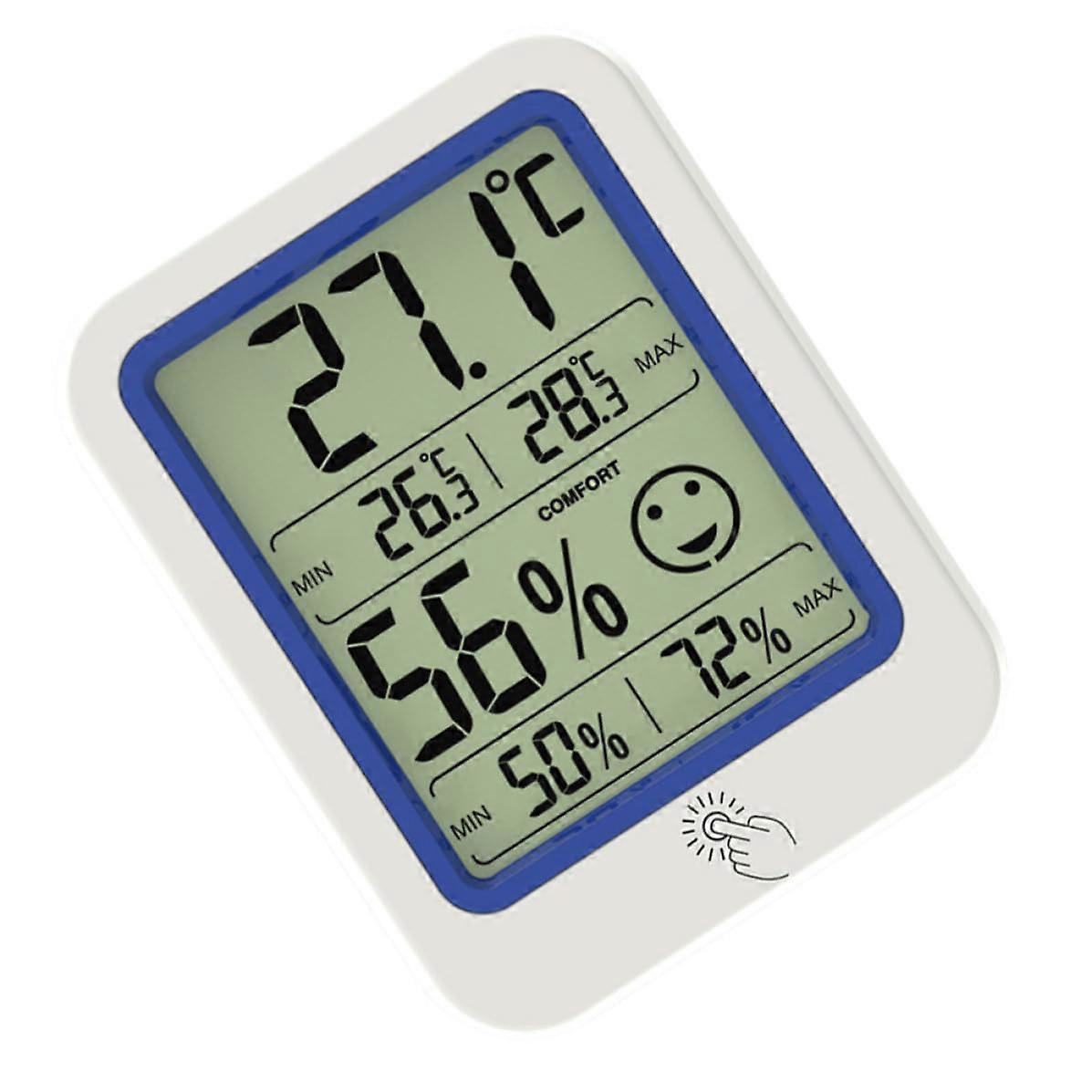 Digital Indoor Hygrometer Thermometer,with Large Display, Measures Tem