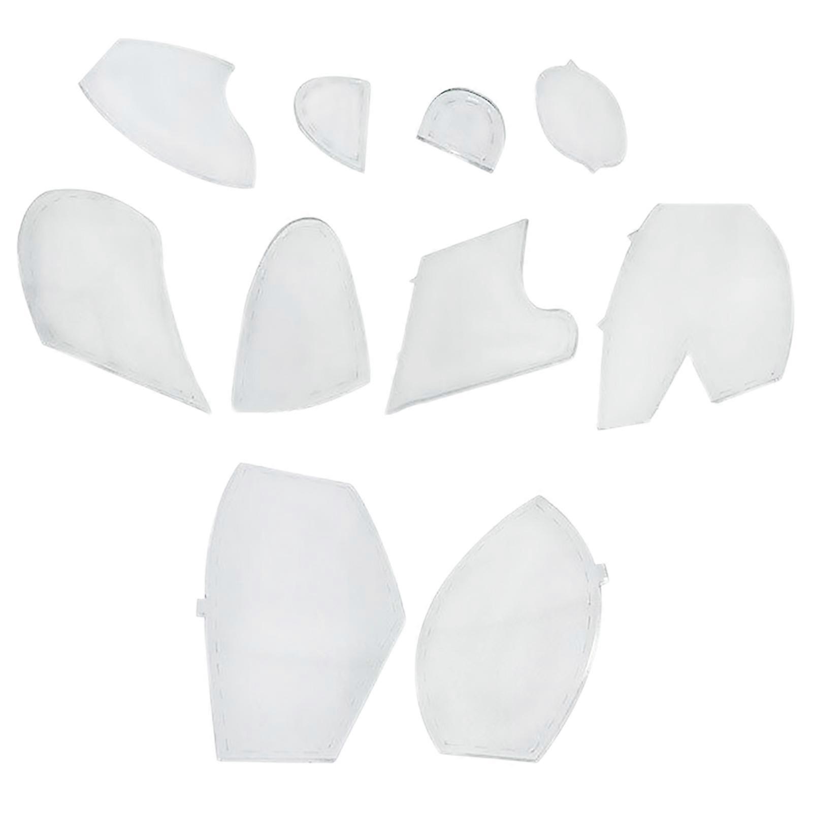 Memory Bear Template Ruler Set with Different Shapes for DIY Craft Ruler