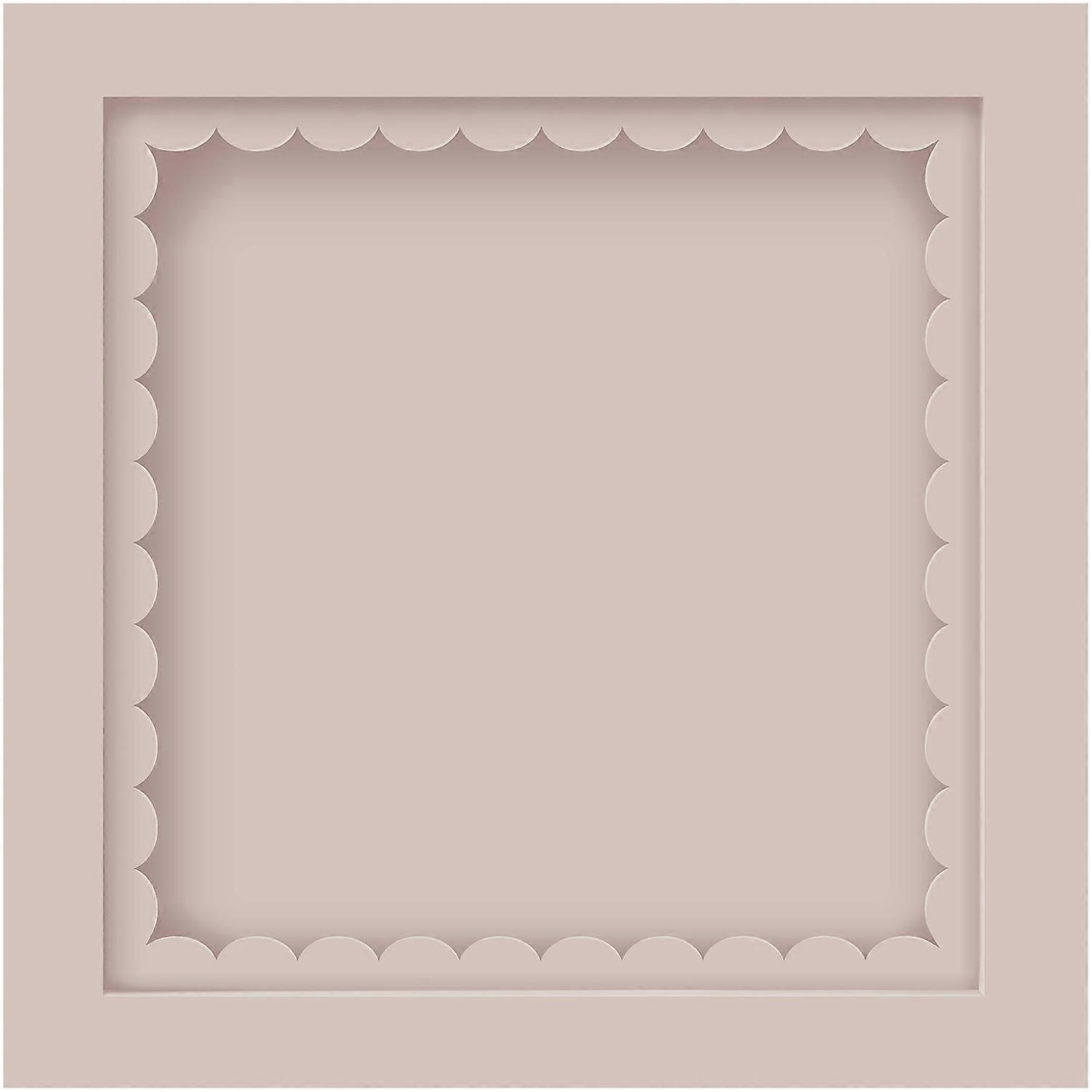 Scallop Panel Soft Pink Wallpaper