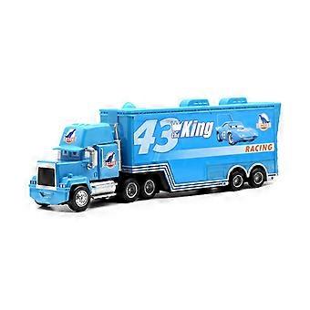 NEW Children's Car Disney Pixar Car Lightning McQueen Mack Truck King Mater 1:55 Diecast Metal Alloy Model