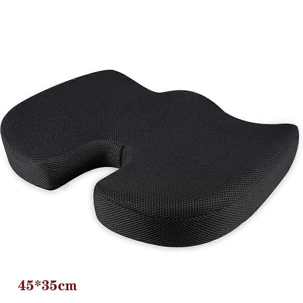 Ergonomic Memory Foam Seat Cushion for Tailbone and Sciatica Relief