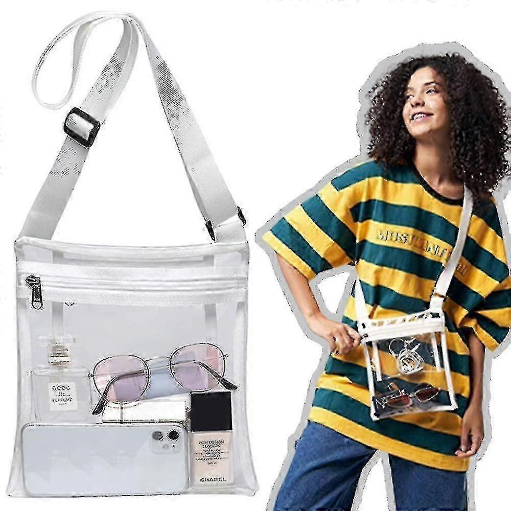 Event-Approved Clear Crossbody Messenger