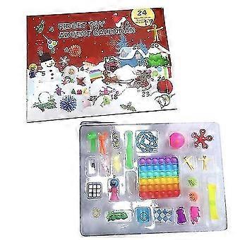 Nieuwe kerstcadeaudoos Pop Zijn Speelgoed Antistress Popet Push Down Games Figet Toy Grote Simpl Voor Kinderen