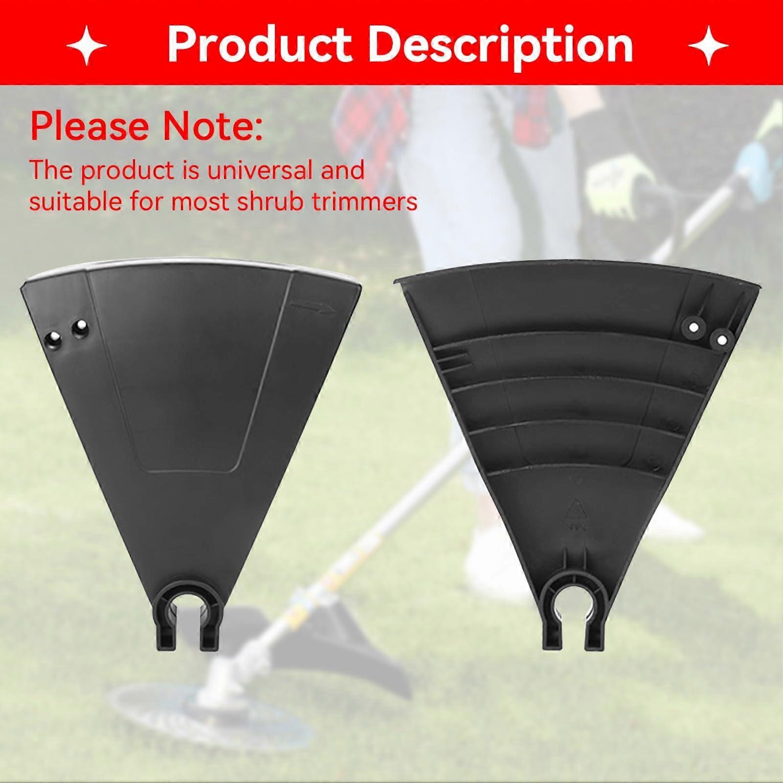 Guard for Weed Eater 1 Inch Shaft, FullCoverage String Trimmer Debris Shield, Durable Plastic Cover