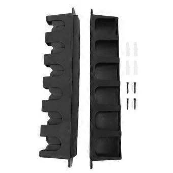 Fishing Rod Holder 6 Slots Wall Mounted Fishing Pole Storage Display Rack for Garage Home Shed