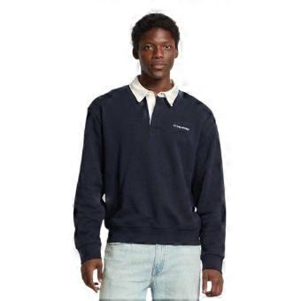 Guess Herren Rugby-Shirt mit langen Ärmeln, Regular Fit.