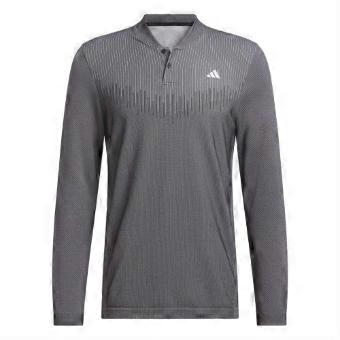 Adidas Mens Ultimate365 Tour PrimeKnit Long-Sleeved Polo Shirt