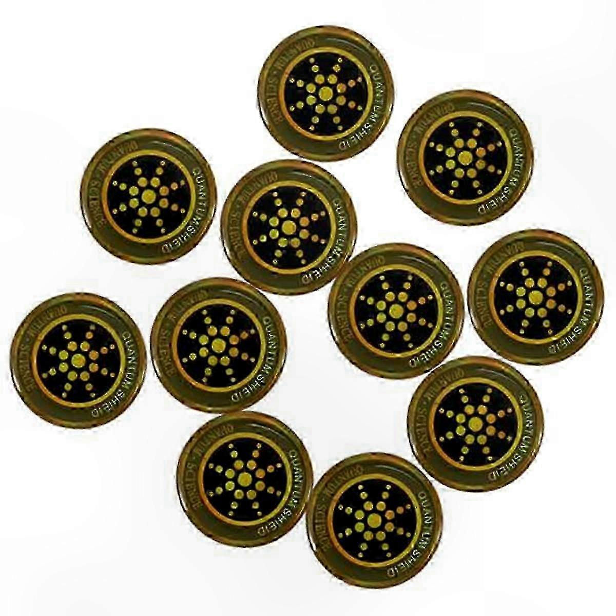 Gold 28mm EMF Shielding Silicone Decals