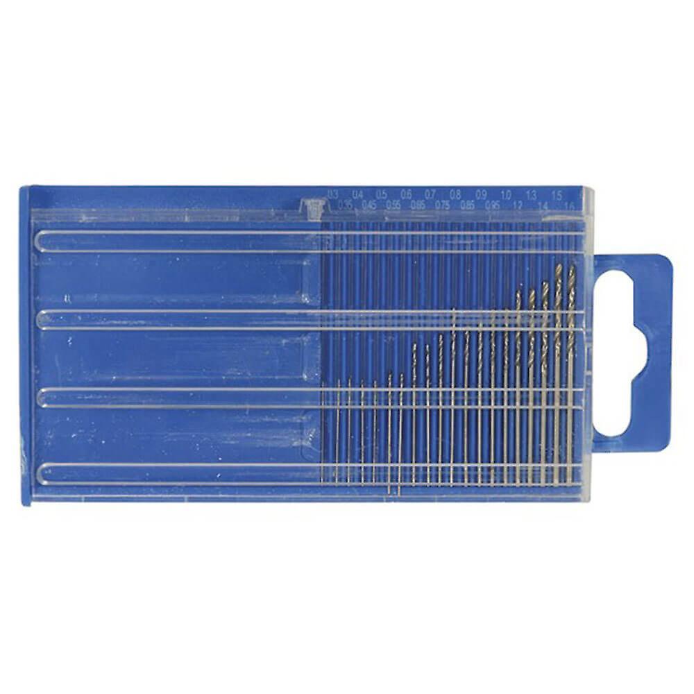 High Quality Durable Tools Micro Drill Bit Set Assortment 20Pcs 0.3-1.6mm Ti