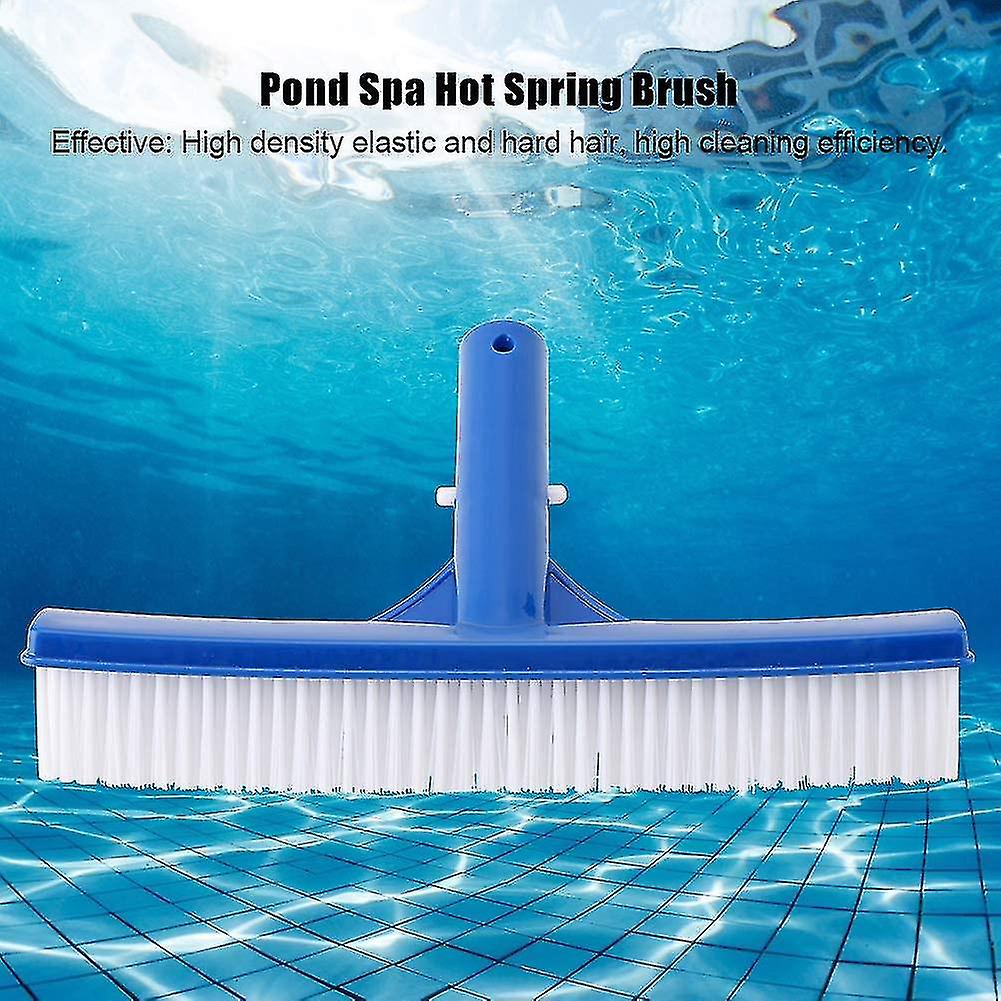 10"   Pool Brush, Standard Curved Pool Bristle Wall Brush Cleaning Tool (1 Piece)