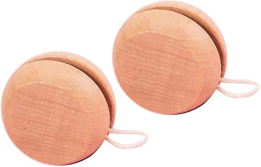 2pcs Wooden Yoyos For Kids, Yoyo Professional Toys, Yo-yo For Beginners