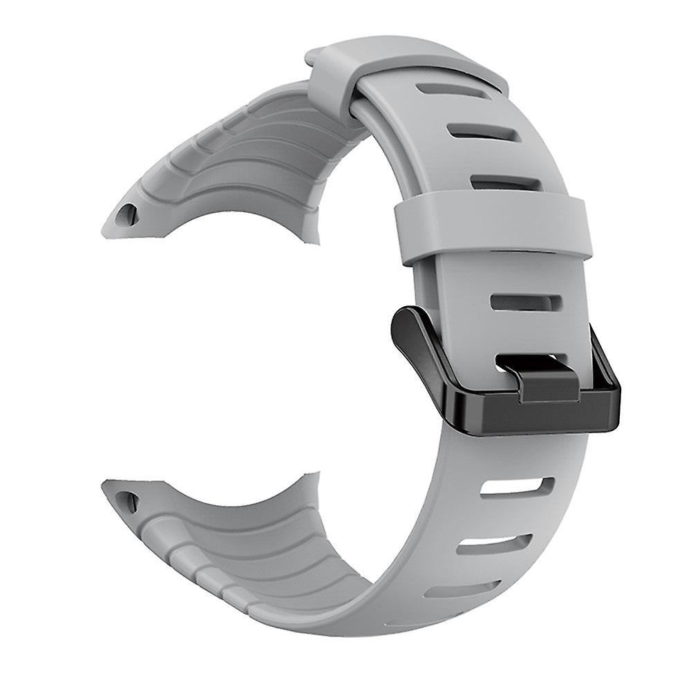 Replacement Silicone Wristband For Suunto Core Smart Watch (Grey)