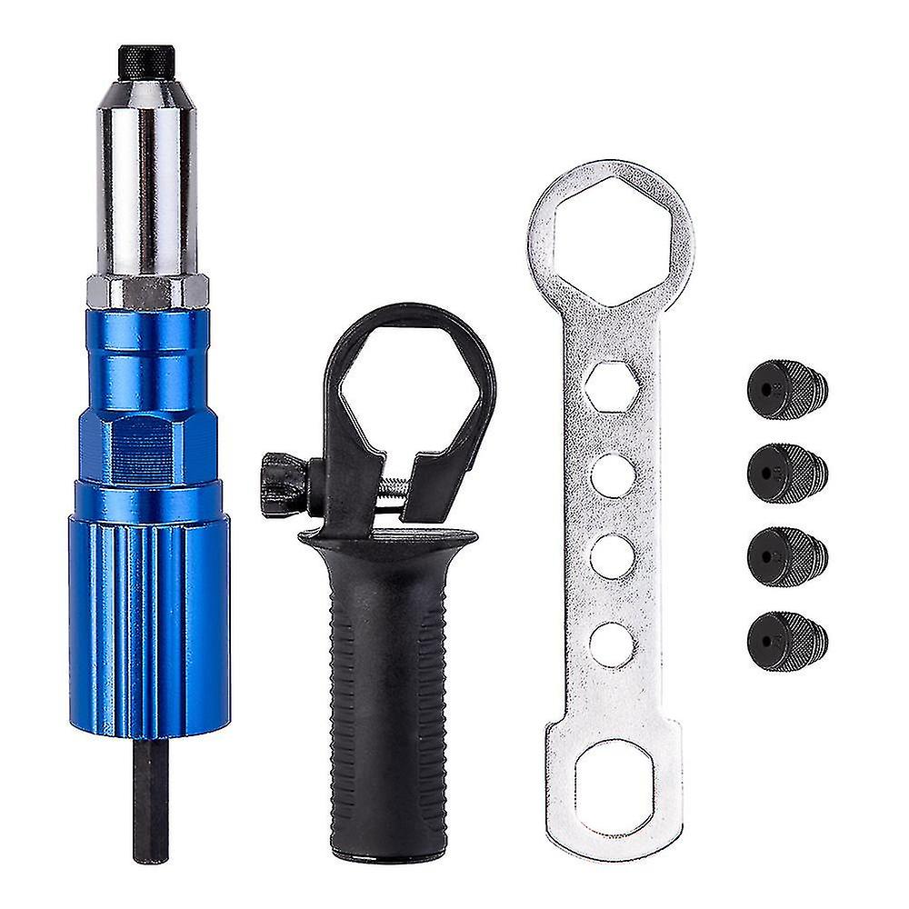 Sähköinen niittimutteripistoolin niittaustyökalu akkuton niittaus poran adapteri insert mutteri työkalu monitoiminen kynsipistooli automaattinen niitti