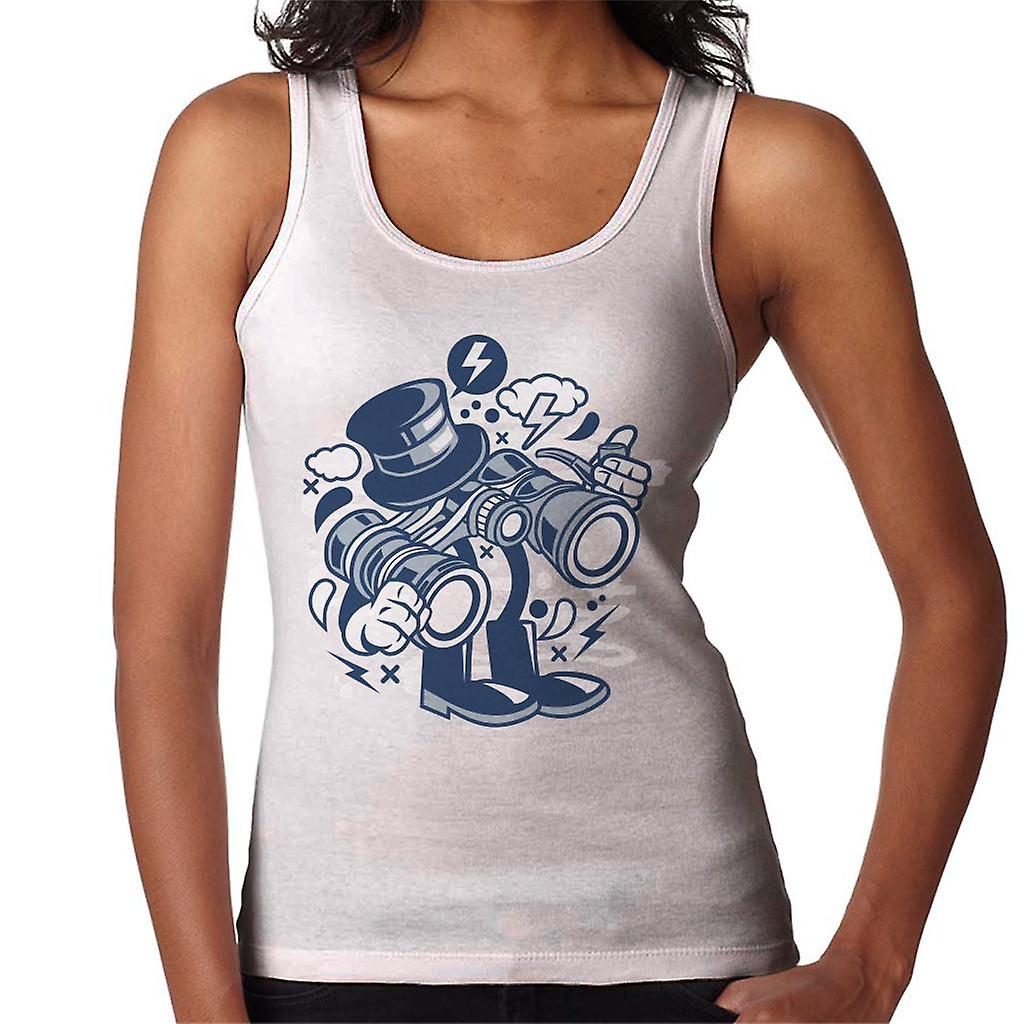 Binoculars Cartoon Character Women's Vest
