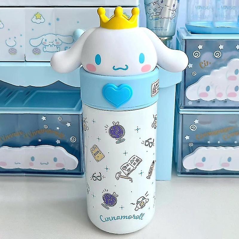 thumbnail image 4 of FeiKong Taza térmica Sanrio Cinnamoroll Anime Kuromi Melody de 350 ml con dibujos animados Kawaii, botella de agua deportiva para café, 4 of 4
