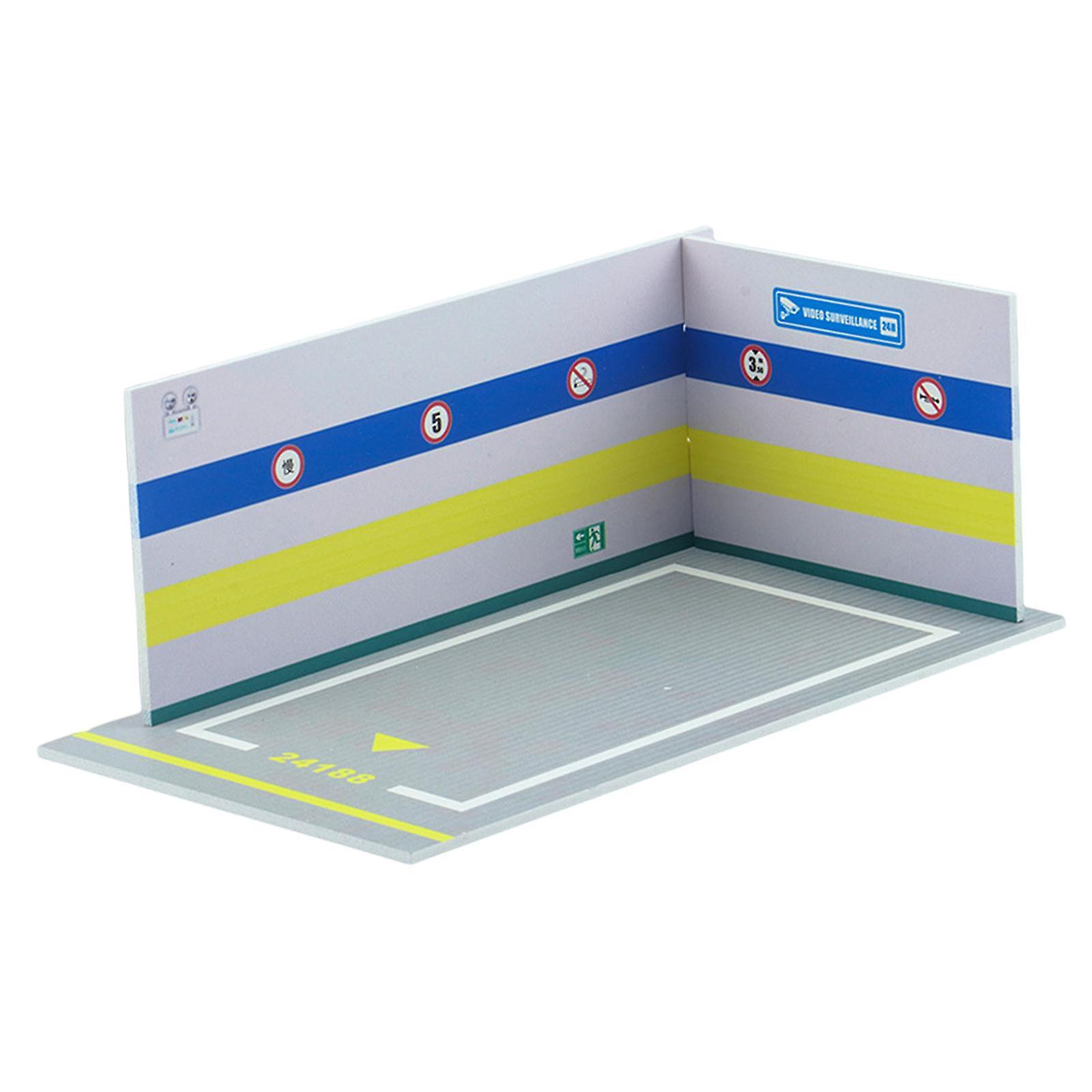 Simulation 1/32 Parkplatz Mini Auto Garage für Auto Modell Display 24188