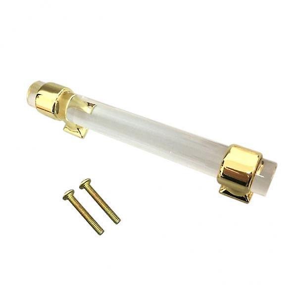 5xAcrylic Door Pull Knob Drawer Cabinet Cupboard Handle Hardware Gold 120mm