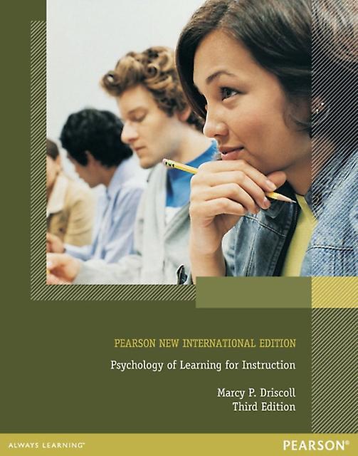 Psychology Of Learning For Instruction by Marcy Driscoll Paperback Book