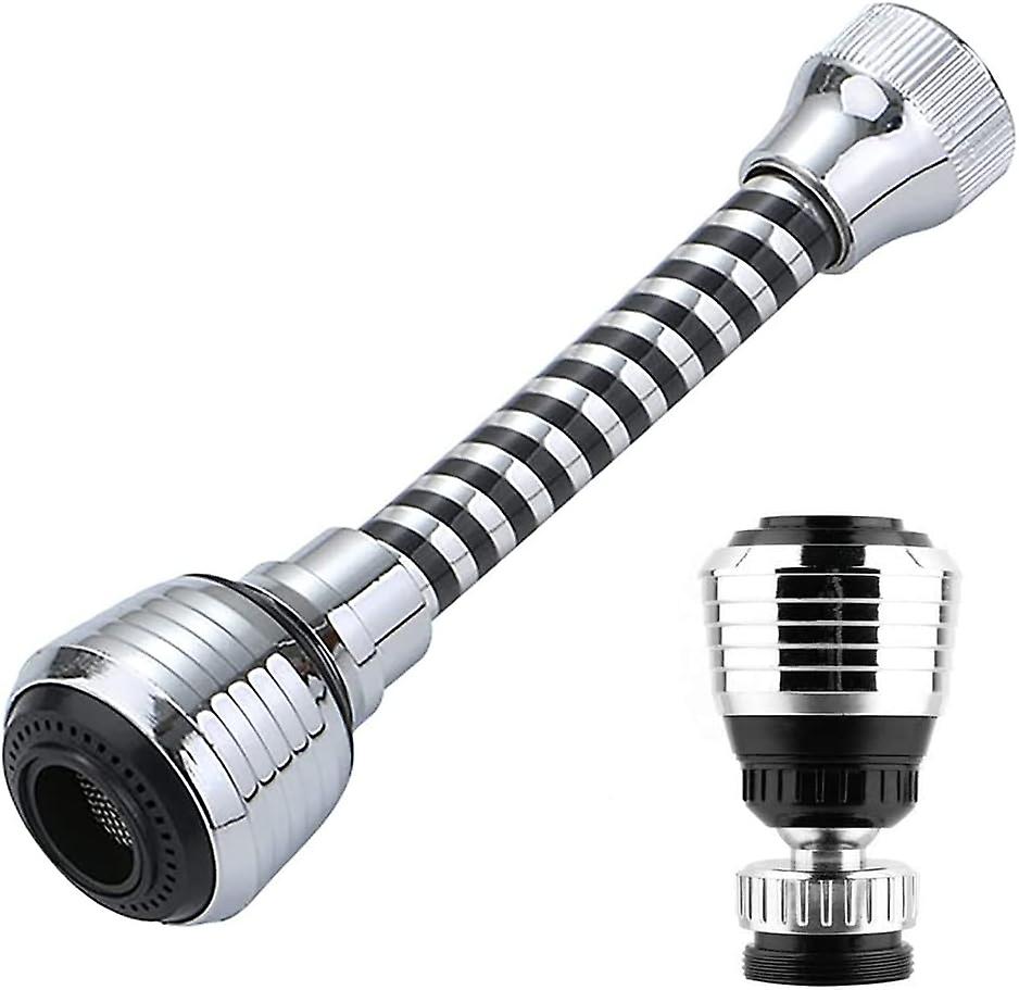 2Pieces Faucet Aerator Extension Tubes, 360° Rotatable Faucet Tube